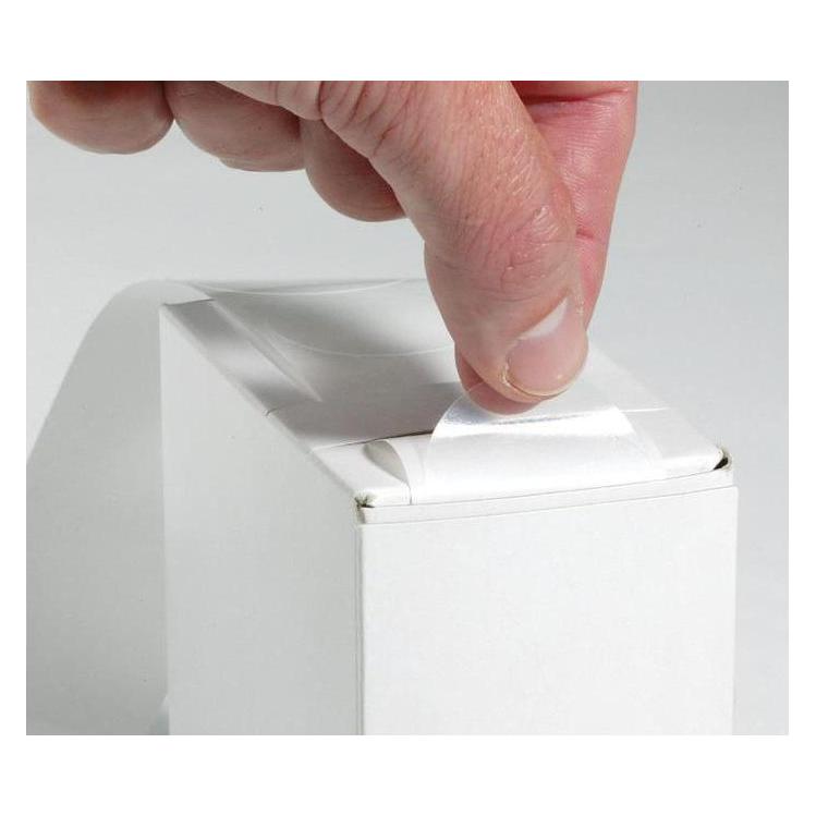 Transpak Verschlussetiketten Durchmesser 30mm PE-Folie transparent (8370070)
