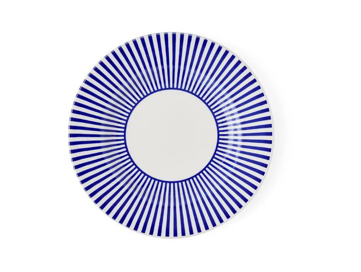 Spode Assiette à salade Steccato Ø22 cm Bleu-blanc