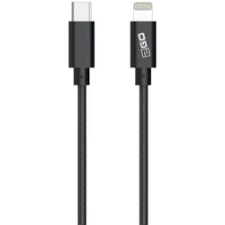 2GO 797162 Lightning-Kabel 1 m Schwarz