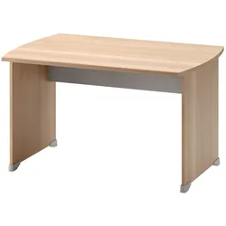 SCHREIBTISCH mit Gleitern L140 cm - Französische Herstellung