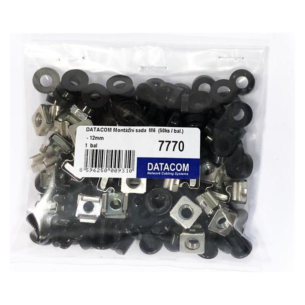 Triton Assembly kit M6 (50pcs / pack) - 12mm BLACK (5027121414)
