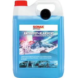 Scheibenfrostschutz SONAX AntiFrost+KlarSicht 5 L Scheibenreiniger mit Citrusduft, frostgeschützt bis -18°