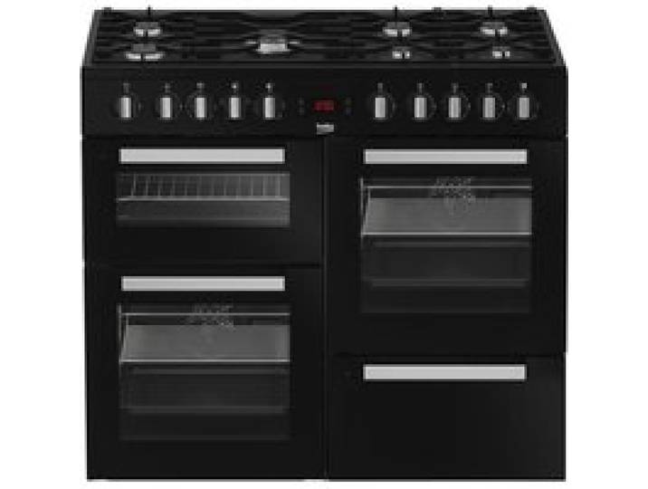Piano de cuisson électrique - BEKO PF335325DB - 6 gaz + 1 wok - L100 cm - Noir