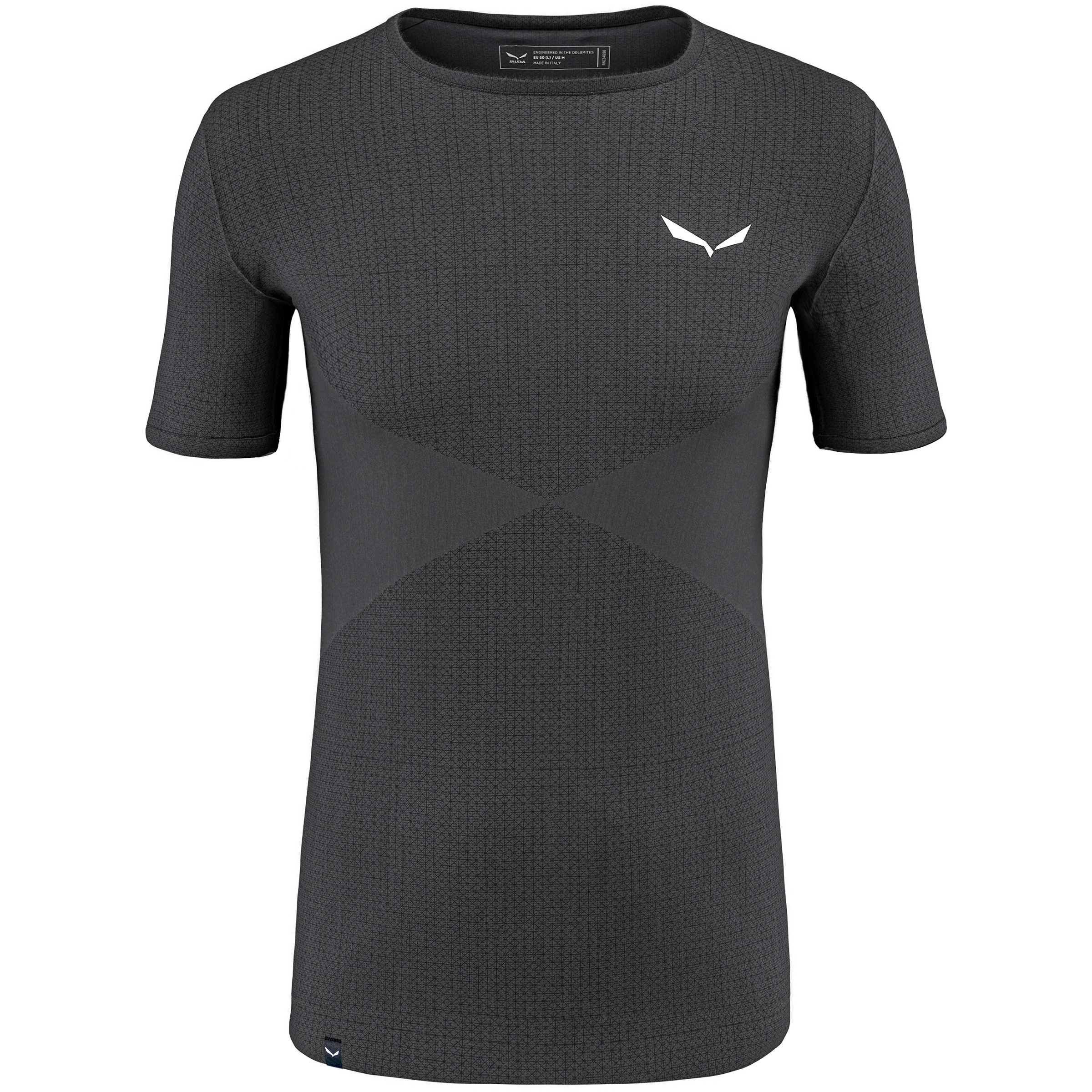 Salewa Zebru Responsive Herren Kurzarm Unterhemden grau Größe XXL Trekking Hautfreundlich Merinowolle