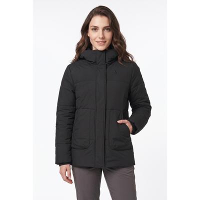 Winterjacke SCHÖFFEL "Ins Jkt Style Purga WMN", Damen, Gr. 40, schwarz, Obermaterial: 100% Polyester. Futter: 100% Polyester. Wattierung: 100% Polyester, Jacken Winterjacke, mit Polyester-Wattierung
