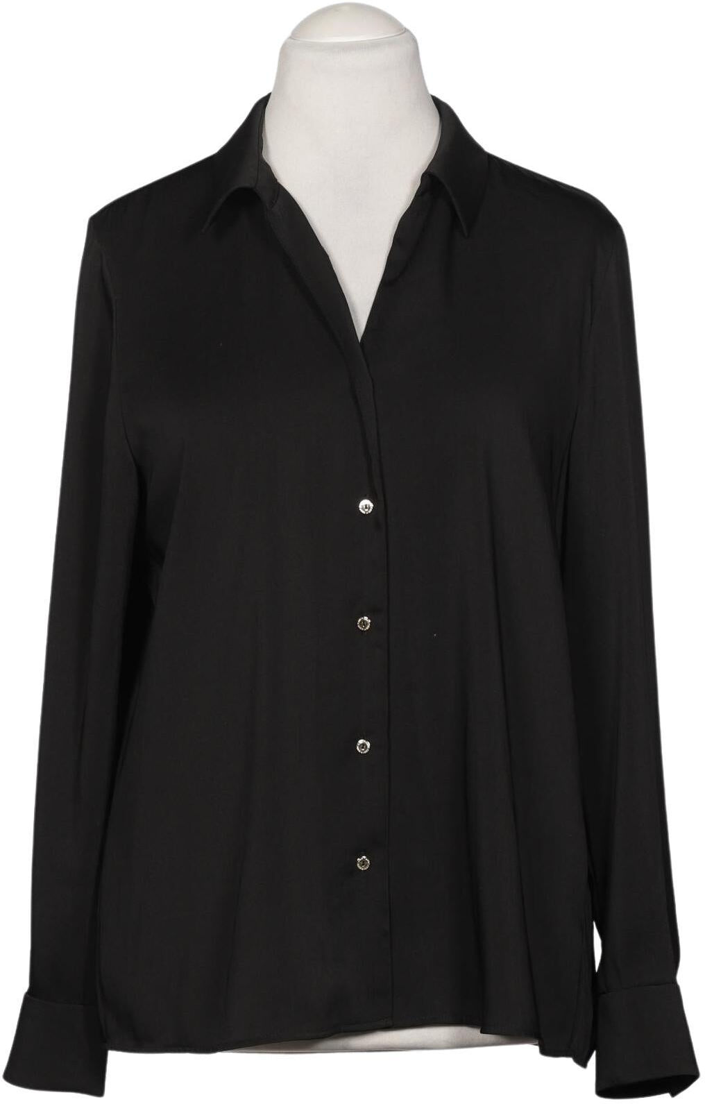 Cain Damen Bluse, Schwarz, Gr. EU 40 (Marc Cain N4), Synthetik - Second Hand