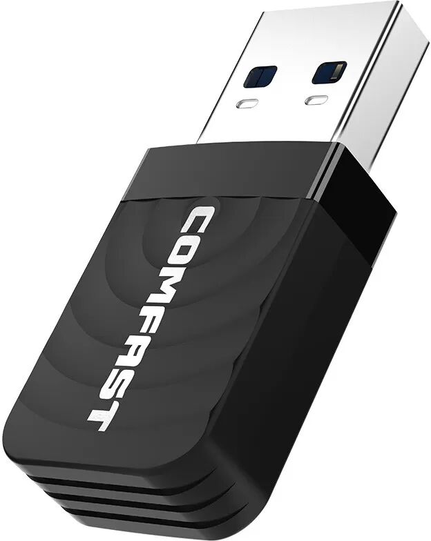 INF Drahtloser WiFi-Adapter - Schwarz