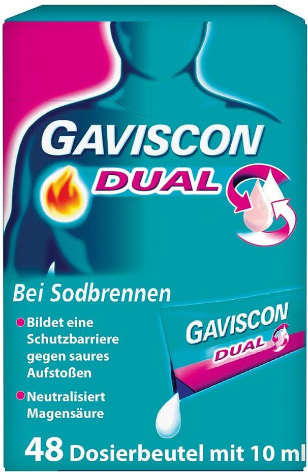 GAVISCON Dual Suspension mit Zweifachwirkung gegen Sodbrennen