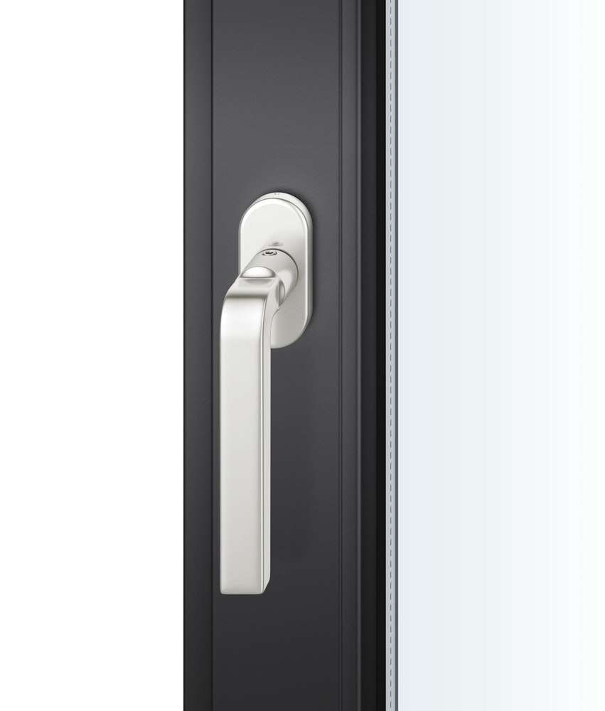 FSB Fenstergriff 34 1004, Standard, oval,Vierkant 7/24-38, naturfarben eloxiert 0 34 1004 09039 0105