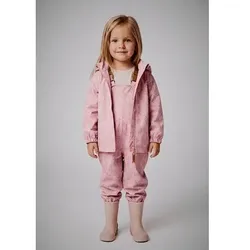 STERNTALER Regenjacke gefüttert Blume, Größe 80 in Pink Pink