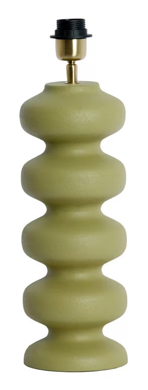 Light & Living Lampvoet Soroca 42cm - Olijfgroen - Rond