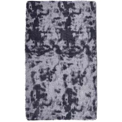 vidaXL Teppich Shaggy Hochflor NAVARRA Dunkelgrau 60x100 cm Polyester