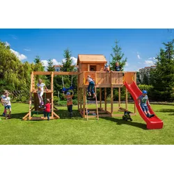 FUNGOO Spielturm Klettergerüst My_SPACE_XL  in versch. Ausführungen Spielplatz Holzschaukel