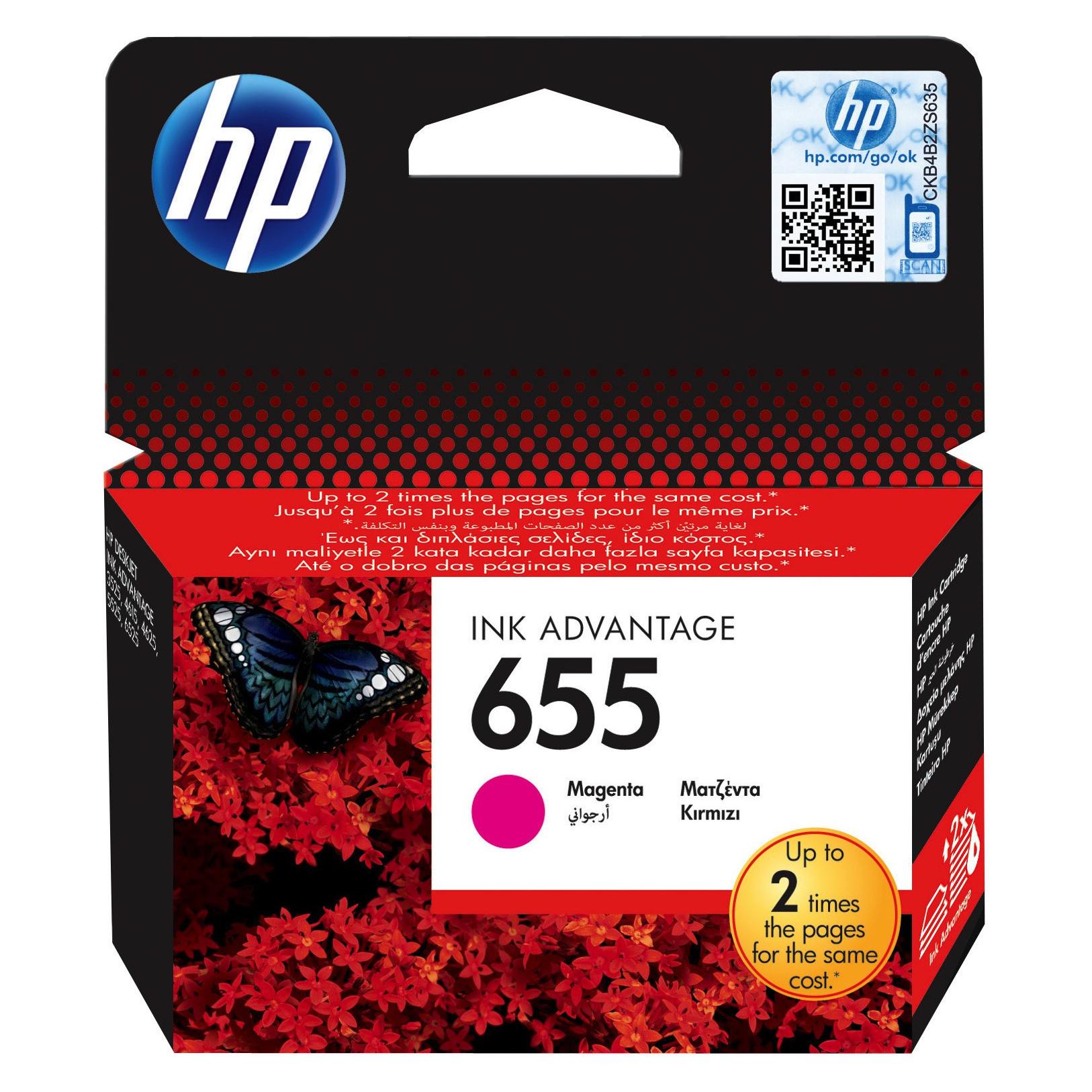HP 655 Magenta original (M) (CZ111AE#302)