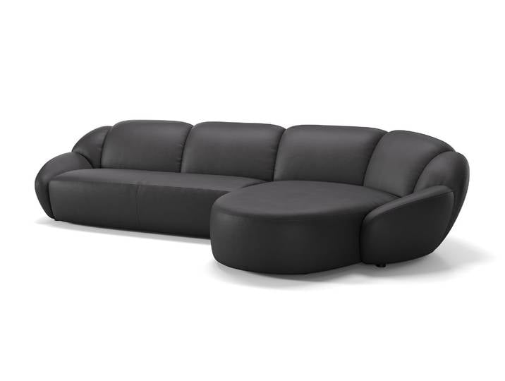 Leder Ecksofa CAPRI L-Form Designcouch Sitzecke Polstergarnitur