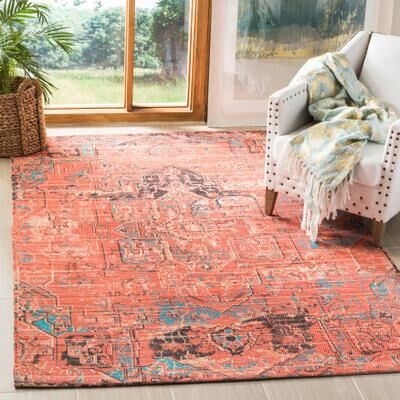SAFAVIEH Handmade Saffron Gulzhazira Modern Tribal Cotton Rug