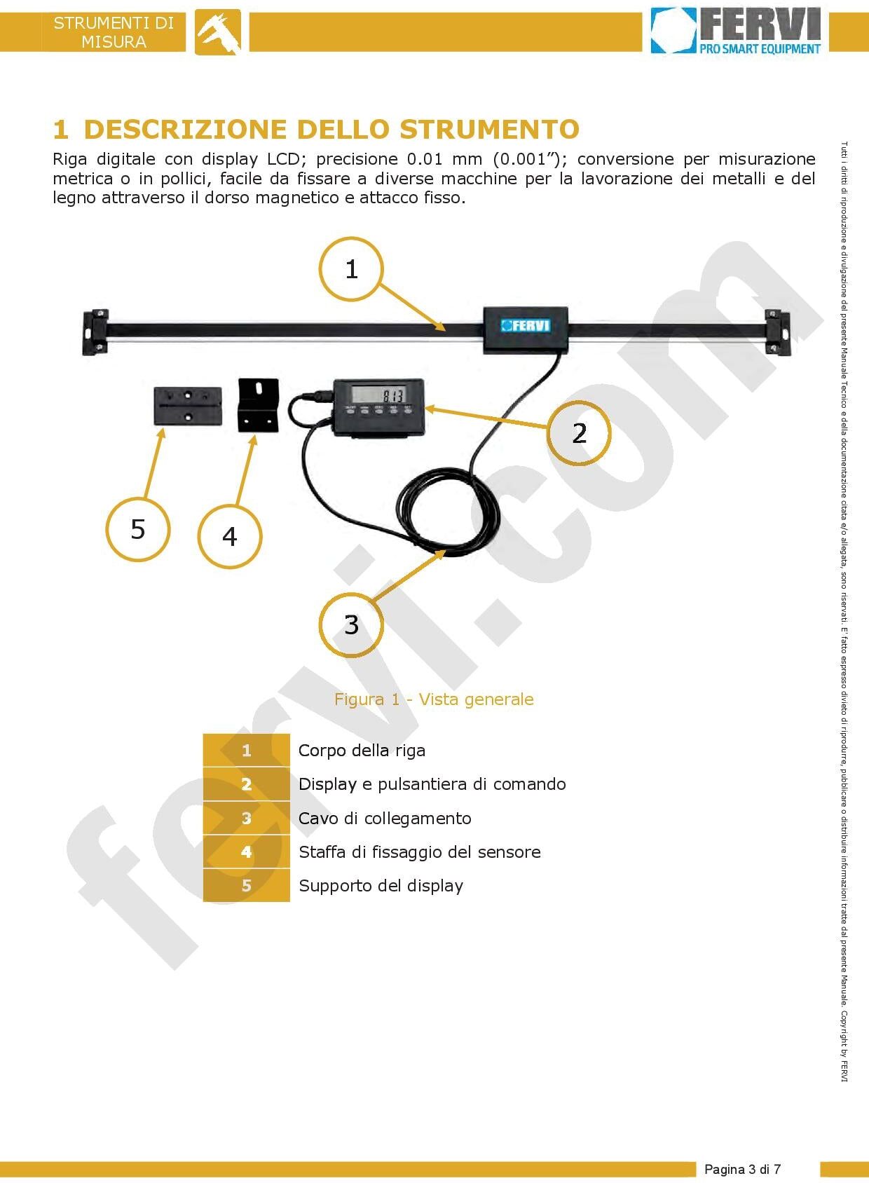 Fervi R060 Riga con display digitale multifunzione