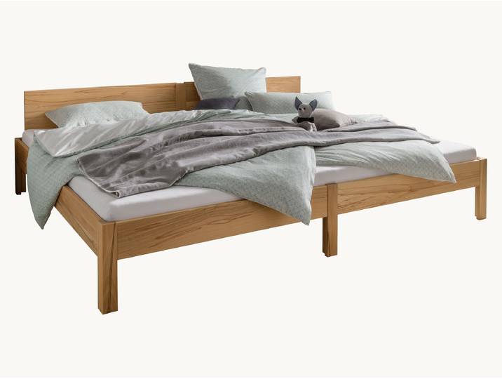 Familienbett Familia - ohne Kopfteil - 42 cm - 300x200 cm - Buche, geölt