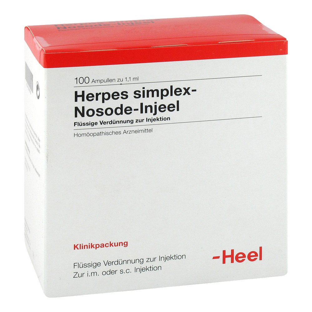 Biologische Heilmittel Heel GmbH Herpes Simplex Nosode Injeel Ampullen 01896636