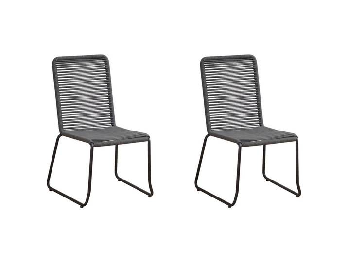 Gartensessel-Set 2--Teilig. Zundert Metall/Kunststoff