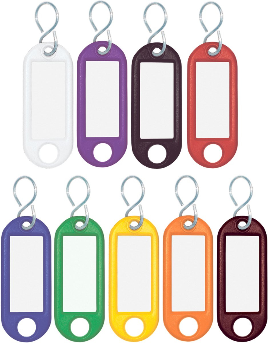 WEDO Sleutelhanger S-haak oranje kleine verpakking