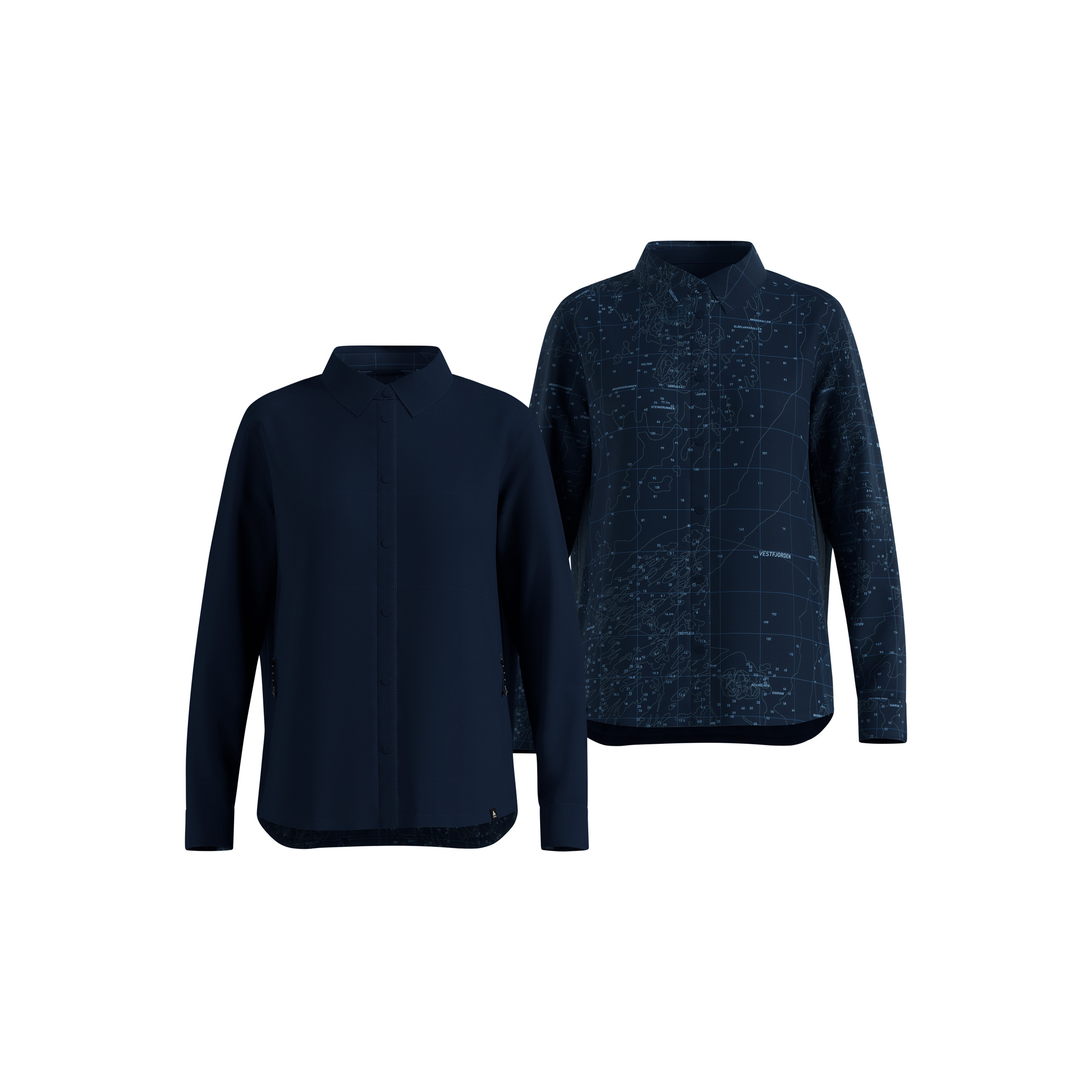 Odlo Transition Insulated Damen Blusen blau Größe XS Trekking Elastisch