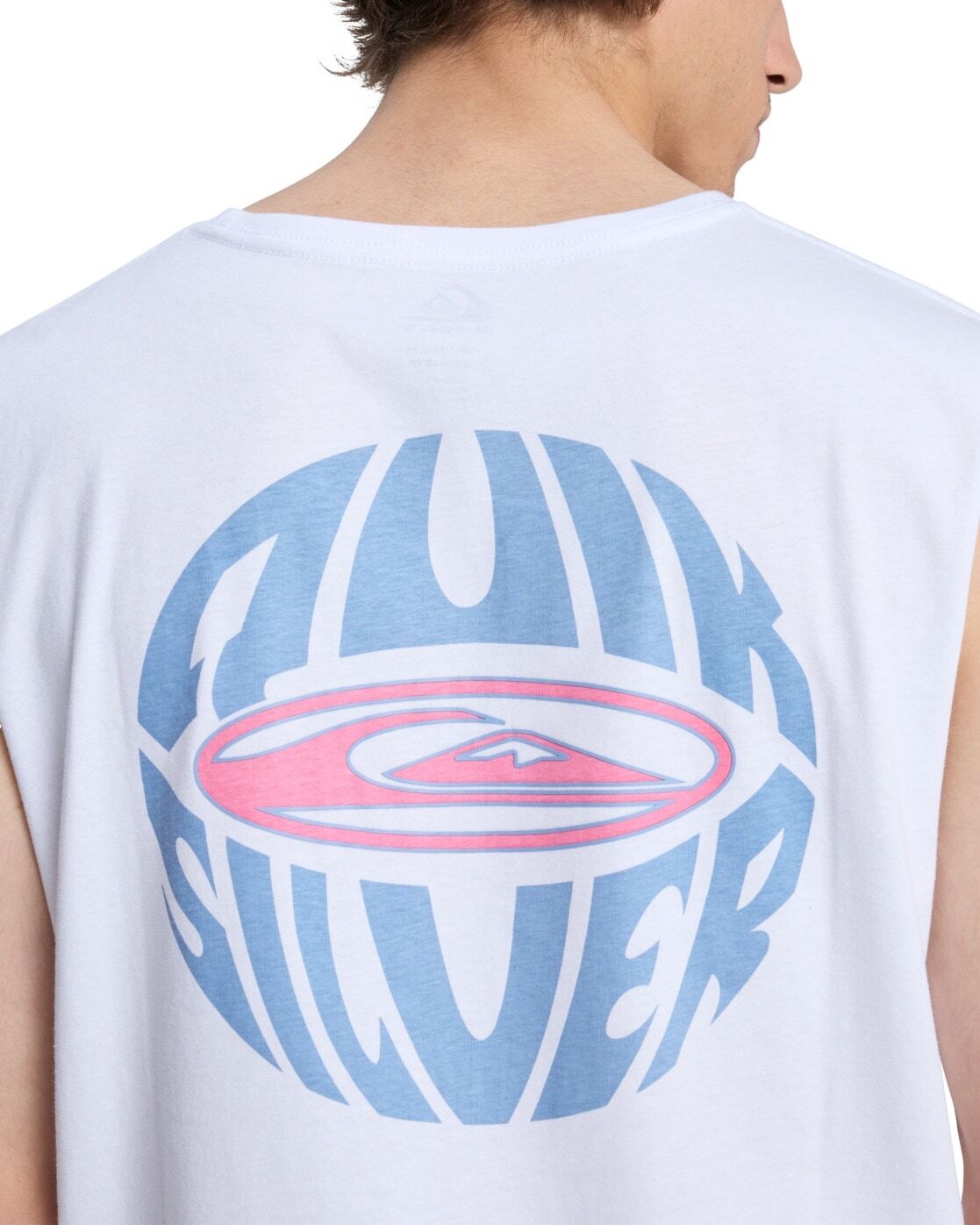 T-Shirt QUIKSILVER "EV Quikglobe Muscle", Herren, Gr. S, weiß, Obermaterial: 70% Baumwolle, 30% Baumwolle., Shirts T-Shirt