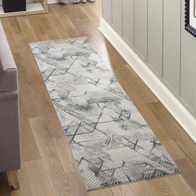 Kodotan sofa Gray 2 ft. 7 in. x 9 ft. 10 in. Luxury Area Rug, 0.43 Pile Height – Sophisticated Warmth for Any Room