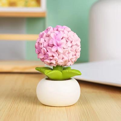 Uplifted Finds """Flower Pot Elf"" Micro Landscape Interior Ornament b"