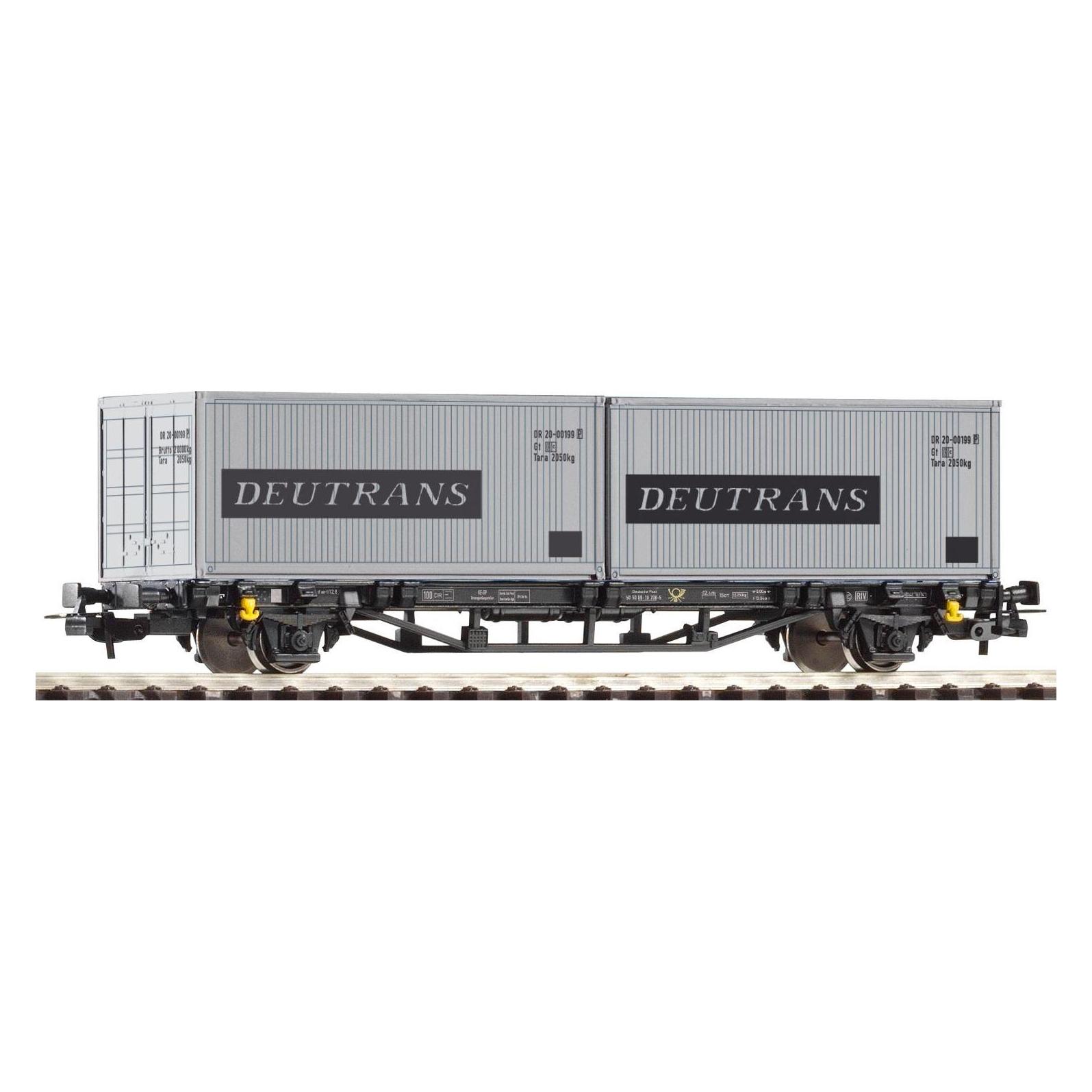 Piko Containertrgwg. Deutrans DR IV 2x20 (Spur H0) (PIKO 57747)