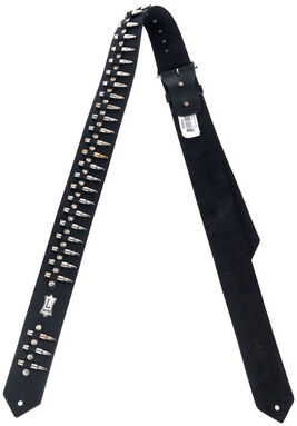 Levys "Leather Strap 2" BLK Rebel" Schwarz