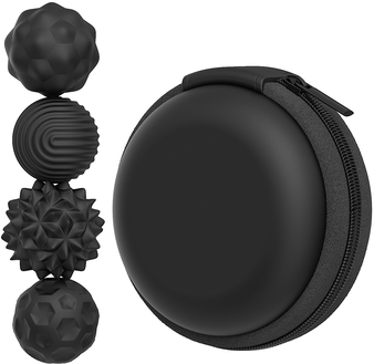 Youfap Market Magnetic Silicone Sensory Balls Fidget Toy, Stress Relief For Kids And Adults, Worry Balls For Autism And Anxiety black