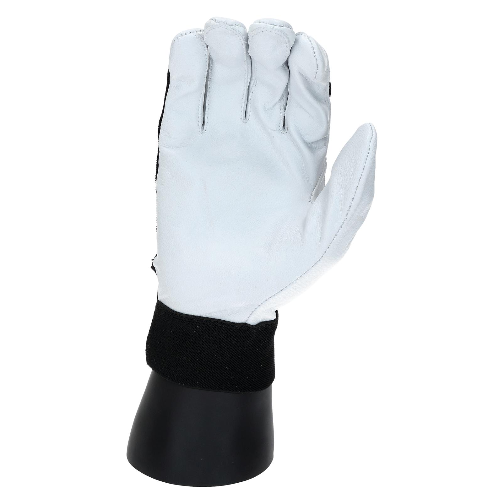 KS Tools Perfect Grip Leder-Arbeitshandschuhe XL, Display mit 12 Paar (XL) (310.5040)
