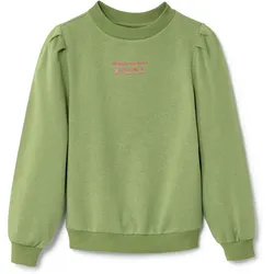 Tchibo - Kinder-Cropped-Sweatshirt - Mädchen - Gr. 122/128 - grün