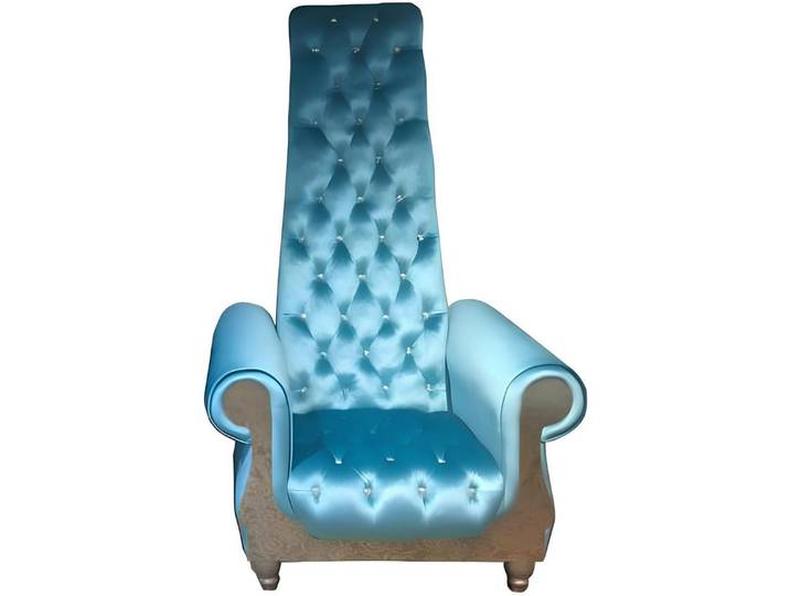 Xlmoebel Ohrensessel Chesterfield-Sessel aus edlem Samt im antiken Design (1-St., Sessel), Hergestellt in Europa