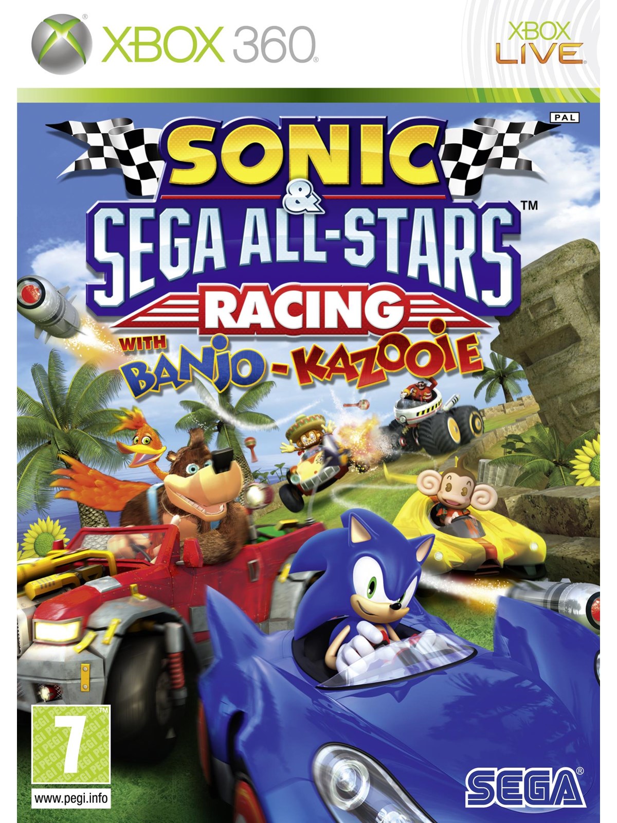 Sonic & SEGA All-Stars Racing - Microsoft Xbox 360 - Rennspiel - PEGI 7