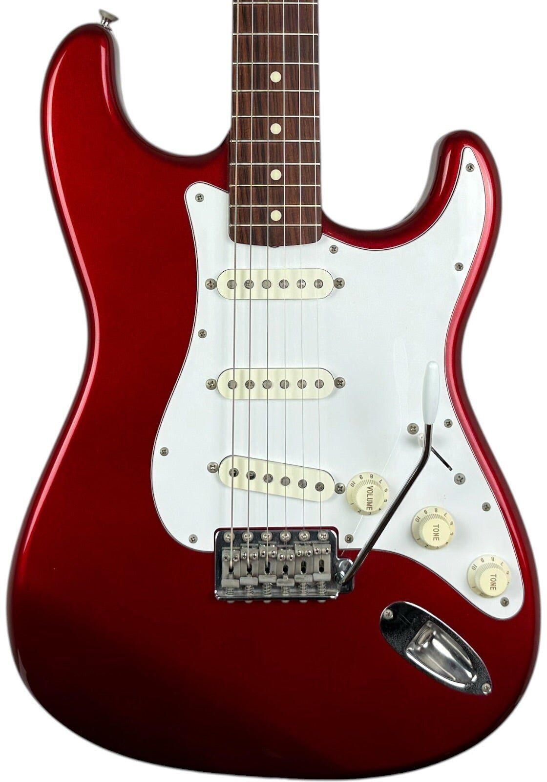 Fender Japan ST-43 Stratocaster 1993-1994 - Candy Apple Red   Rouge Candy - Refurbished