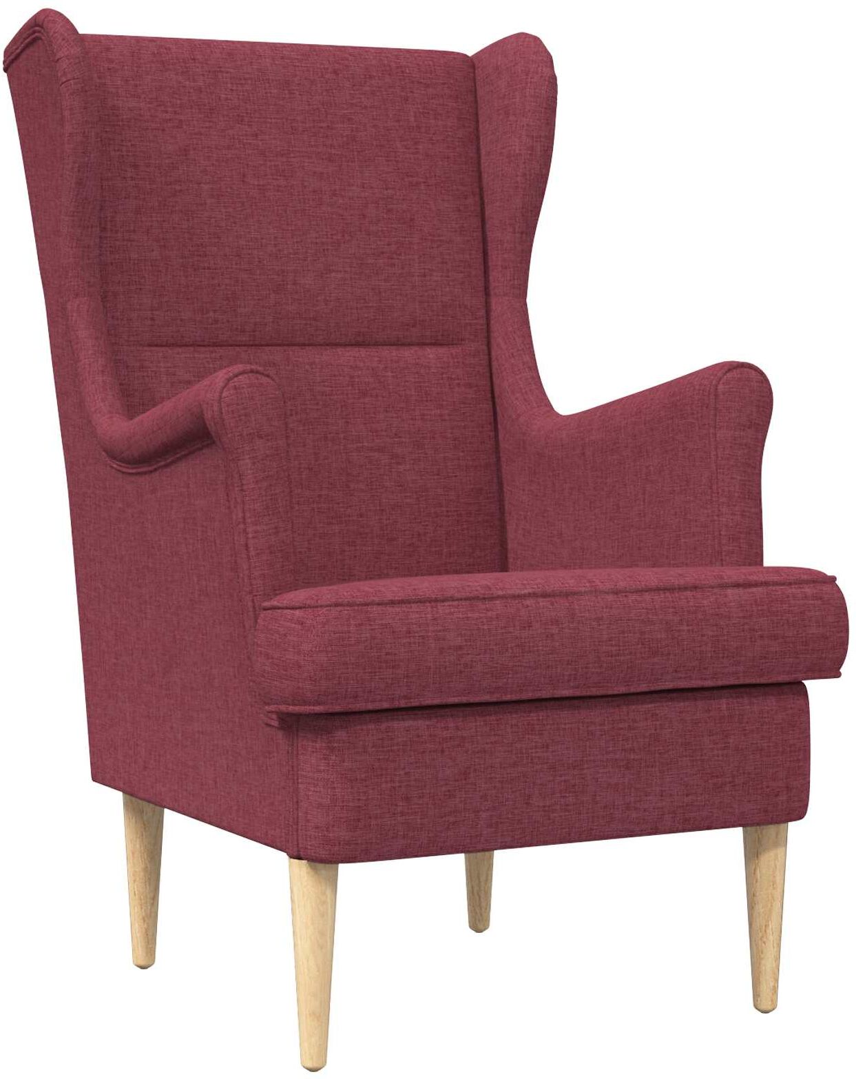vidaXL fauteuil Bordeaux tissu