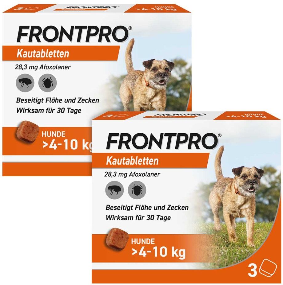 FRONTLINE FRONTPRO Kautabletten für Hunde 4-10 kg