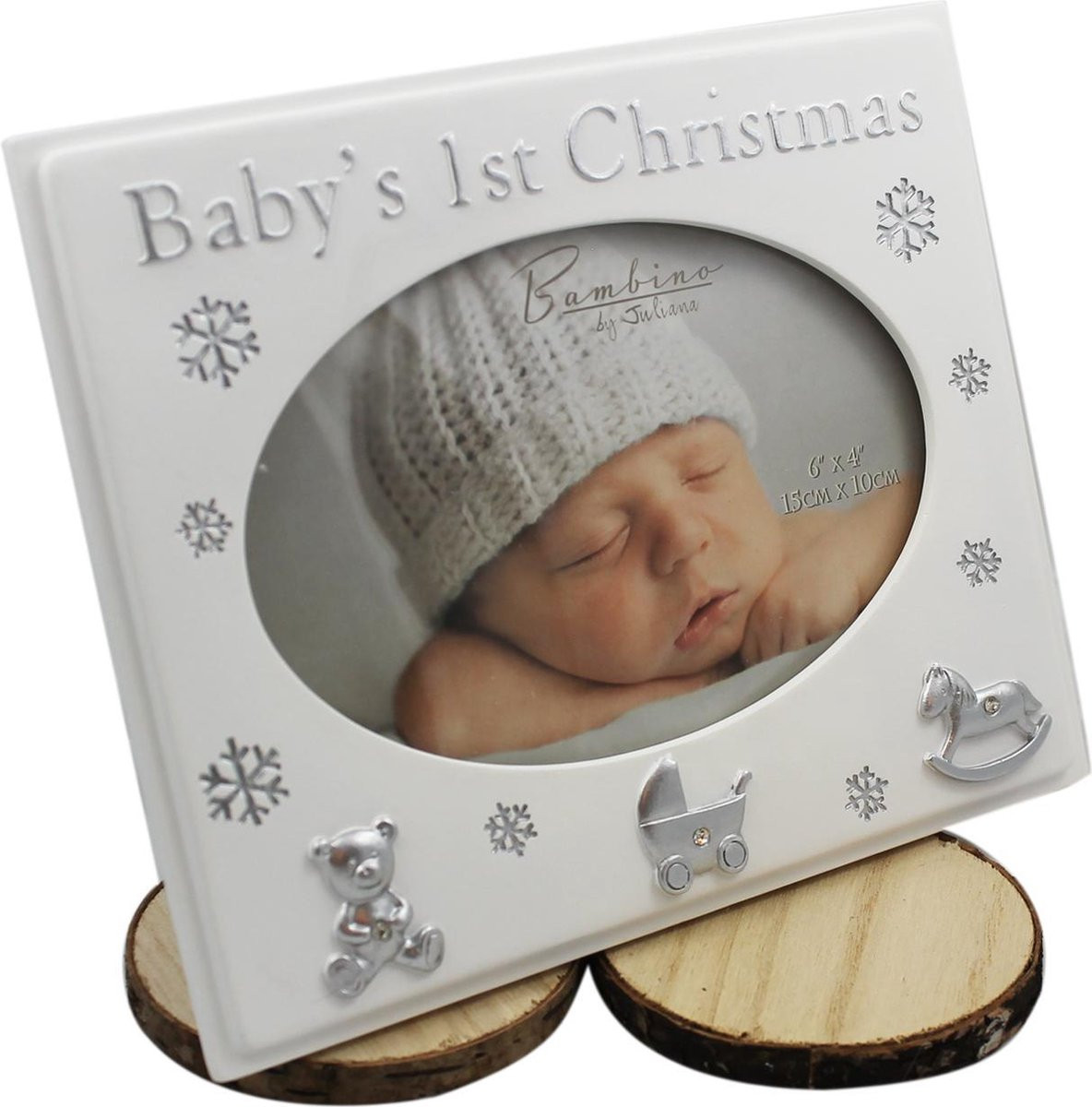 Widdop & Co Bambino Baby's First Christmas fotolijst van polyresin