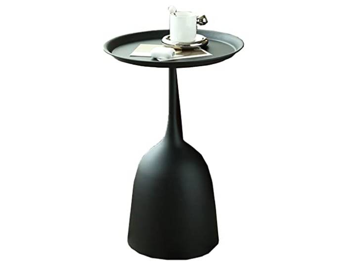 XDgfjrCGKJ Runde kleine, runde Nachttische, Schlafzimmer(/Black)