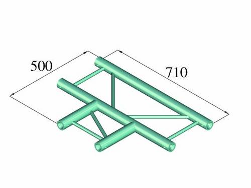 Alutruss BILOCK BQ2-PAT35H 2-Punkt Traverse T-Stück 90 °