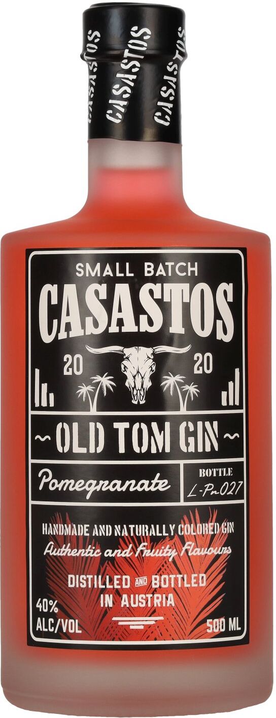 CASASTOS Old Tom Gin Small Batch Pomegranate 40% Vol. 0,5l