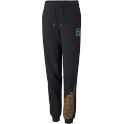 Puma, Jungen, Sporthose, x MINECRAFT Sweatpants, Schwarz
