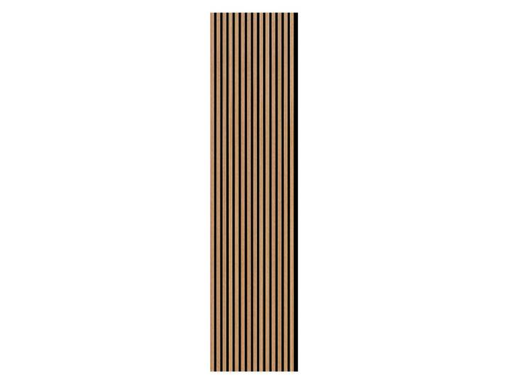Akustikpaneel Lärche roh, Lärchefarben, Holz, Lärche, massiv, 57.25x267x1.8 cm, Montage ohne Bohren, Tapeten & Wandverkleidungen, Akustikpaneele