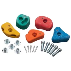SwingKing Klimsteen Set Klein met 2 gaten, 5st.