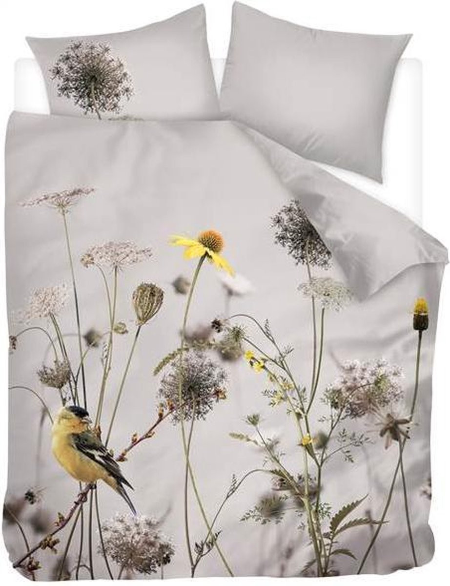 Snoozing Goldfinch Flanel Dekbedovertrek Lits-jumeaux 240 x 220 cm Multi kleur