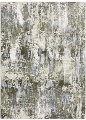 Style Haven Caldon Contemporary Abstract Green Area Rug
