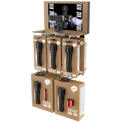 Knog Blinder 80/120 Fahrradlampe, StVZO, THEKENDISPLAY/SLATWALL/DISPLAY, (VE/9), black