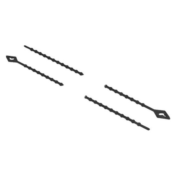Delock Blitzbinder wiederverwendbar L 200 x B 2,4 mm schwarz 100 Stück (200 mm, 100 Stk.) (19569)